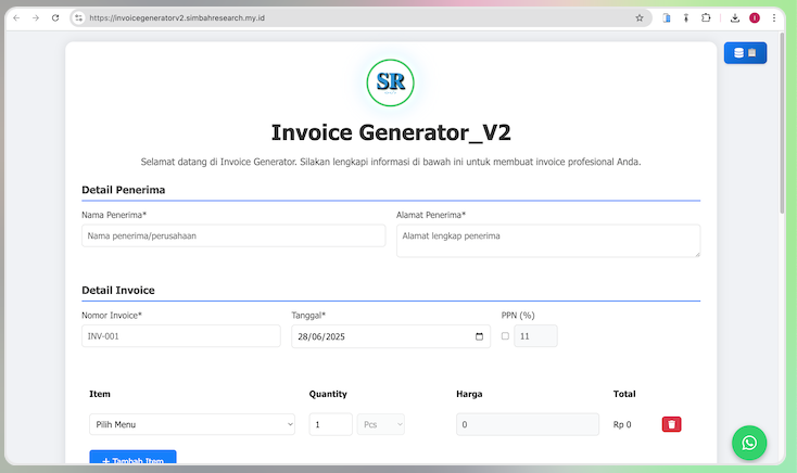 Invoice Generator Online-V2